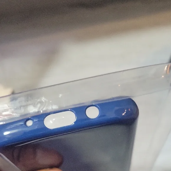 SYS Slimline Series Samsung Galazy K3 Achieve Black, silver,and Blue Phone Cases - Picture 12 of 14